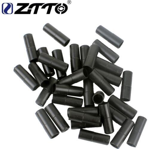 ZTTO 100pcs 5mm MTB Bicycle Road Bike BMX Plastic Brake Cable Housing Ferrule End Caps Ends Tips Crimp Plastic For brake line