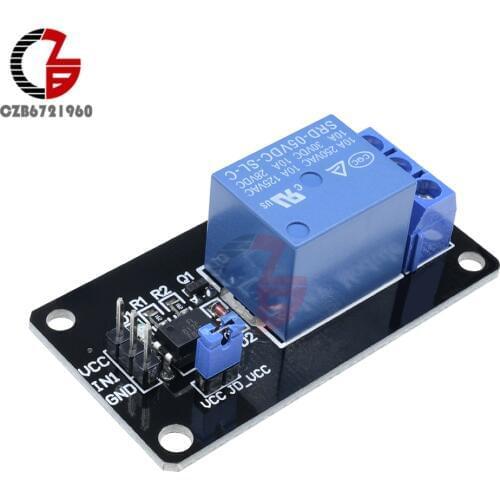 10A 5V 1 Channel Relay Module Optocoupler Optical Coupler with LED Indicator for Arduino MCU PIC AVR DSP ARM SCM Home Appliance