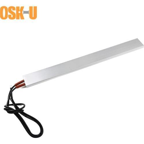 200x21x5mm PTC Heater Element 220V Thermostatic PTC Electric Heater Plate 60/80/100/120/150 Celsius Degree PTC Heating Element