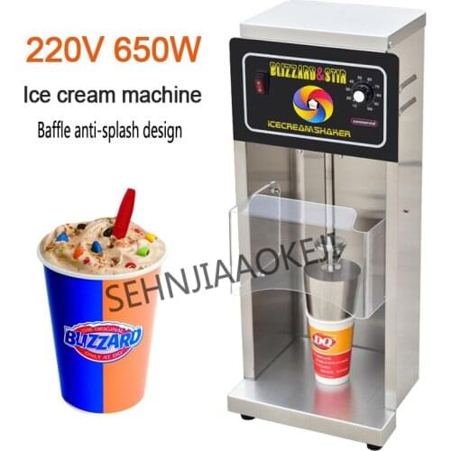 Blizzard machine ice cream machine Snowstorm machine DQ-998 Stainless steel ice cream mixer Commercial stirrer 220V 650W 1pc
