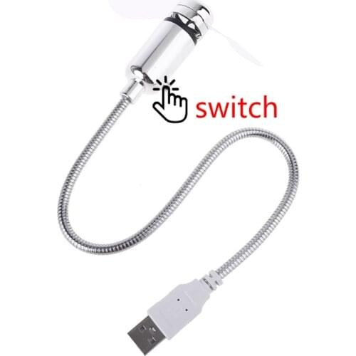 Energy Saving Flexible USB Cooling Fan With Switch For Notebook Laptop Computer Q81E
