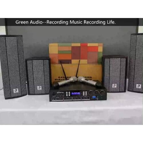 GAB-9040 Wireless System Set Professional Microphone 400W Power Amplifier Audio Speakers For Family Party Stage Meeting