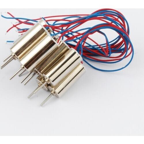 Top Speed 10pcs 3.7V 614 Coreless DC Motor 50000RPM r helicopter model aircraft toys