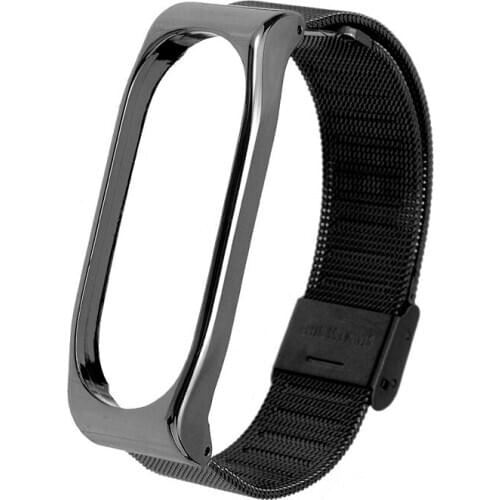 For Xiaomi 3 xiaomi 4 Metal Strap Stainless Steel Adjustable Replacement Wrist Watch Band Fashion Sport Strap For Xioami Watch