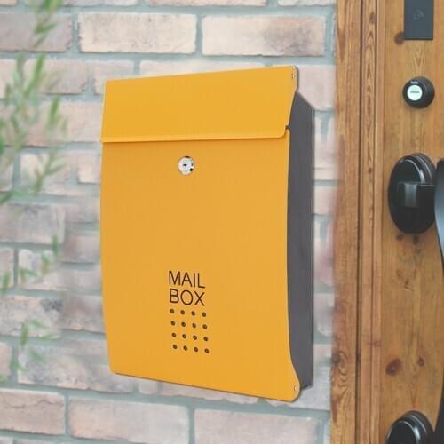 Stainless steel wall-mounted letter box outdoor with lock complaint suggestion box creative suggestion box WF601232