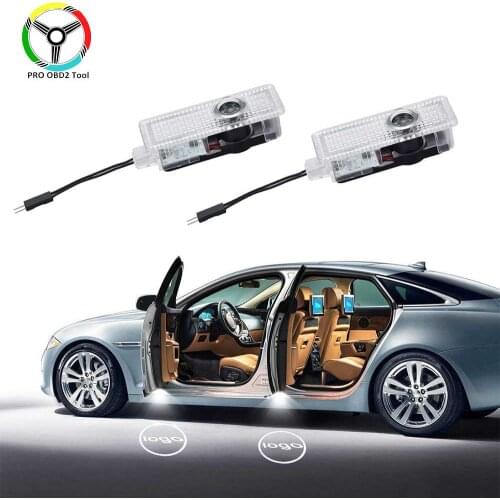 Newest 2pcs Car LED car Door light Logo Projection lamp E39 E52 E53 Ghost Shadow Welcome Lamp puddle Light