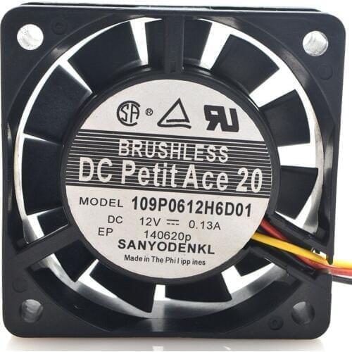 Original FOR Sanyo/Sanyo 109p0612h6d0112v0.13a60156 cm cooling fan