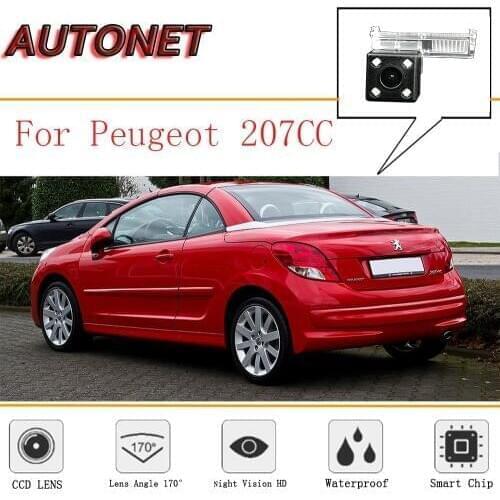 AUTONET Rear View Camera For Peugeot 207CC 207cc 2D coupe CCD Night Vision /License Plate camera/Reverse Camera