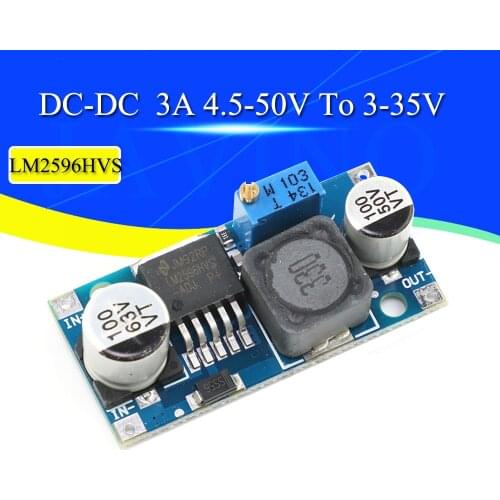 LM2596HVS LM2596 HV LM2596HV DC-DC Adjustable Step Down Buck Converter Power Module 4.5-50V To 3-35V Urrent limiting
