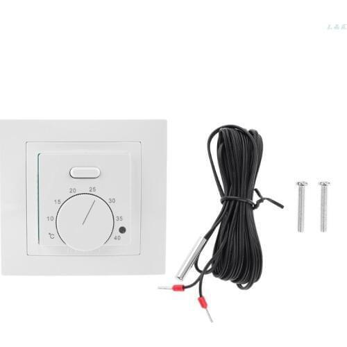 UnderFloor Electric Heating Room Thermostat 16A AC220~230V Save Energy Floor Heating Temperature Controller 86x86mm L29K