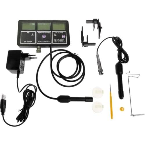 6in1 Water Quality Tester Monitor Aquarium Water Temperature pH EC CF TDS Meter
