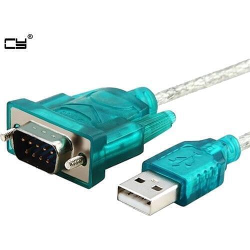 High Quality USB 2.0 to Serial RS-232 DB9 9Pin Adapter Converter Cable Chipset Length 1M USB TO RS232 SUPPORT WIN10
