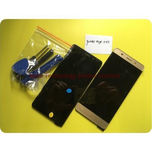 Wyieno Digitizer Panel Replacement Parts For Highscreen Power Rage Evo Touch + LCD Display Screen Assembly + tracking