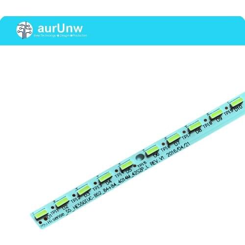 10 Pieces/lot LED Backlight for Hisense LED55EC780UC JL.E550K2414-003BR/L LT-1163576-B 1pcs=84leds 598mm 100%Original and New