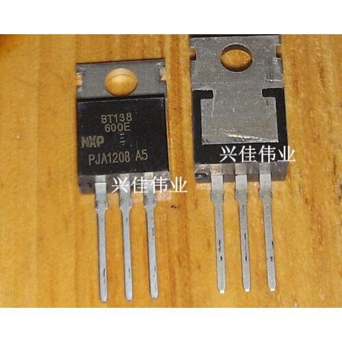10/PCS NEW New BT138-600E Three-Terminal Bidirectional Triode Thyristor 12A 600V Direct Plug TO-220