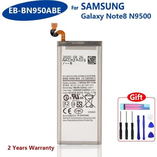 100% Genuine EB-BN950ABE EB-BN950ABA For Samsung GALAXY Note 8 Note8 N9500 N9508 SM-N950F Project Baikal 3300mAh With Gift Tools