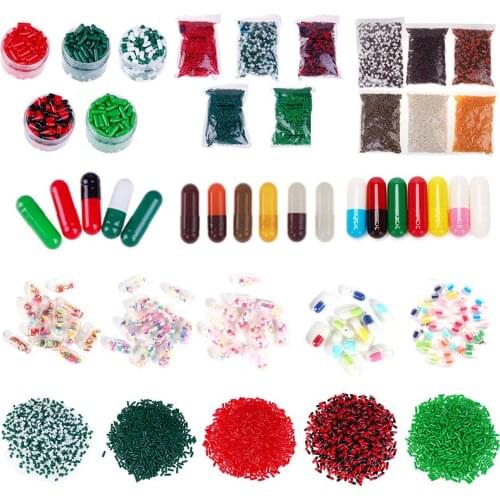 1000pcs Empty Gelatin Capsule Gelatin Capsule Hard Gelatin Capsule Empty Pill Vitamins Personal Health Care Pill Cases Splitters