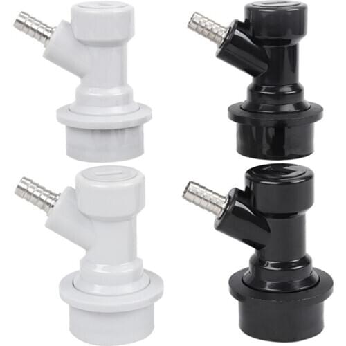 2 Pairs Homebrew Ball Lock Keg Disconnect Liquid And Gas Barbed Connectors Cornelius Corny Kegerator Beer