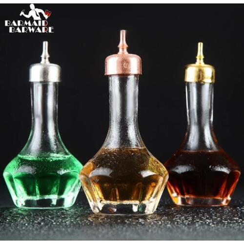 30ml/50ml Glass Spray Bitter Dropper Bottle Silver/Copper/Gold