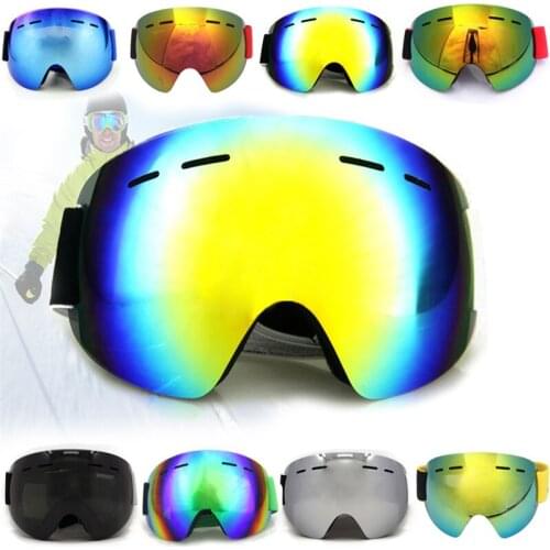 8 Colors Men Women Snow Goggles Outdoor Climbing Snow Goggles Glasses Glasses Ski Goggles Snow Goggles Frame Mountain Skiing