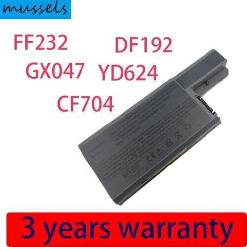 4400mAh Laptop Battery For Dell D820 D830 DF192 DF230 DF249 D531 312-0402 312-0538 451-10308 451-10309 CF623 CF704 CF711 GX047