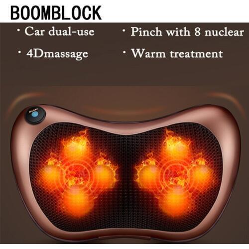 Car-styling For Toyota Avensis Rav4 Audi Q5 A6 Lifan X60 Renault Captur VW Heater Headrest Neck Pillows Hot Massage Accessories