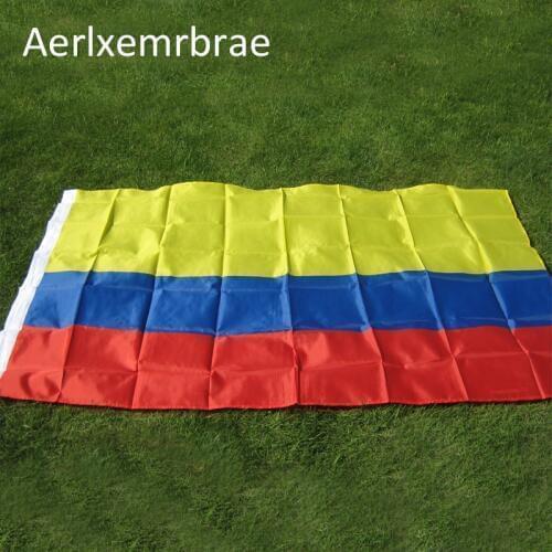 Free shipping 90 x 150cm District of Columbia Colombia Flag Banner Polyester Flag Indoor Outdoor Home Decor