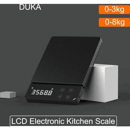 DUKA ATuMan ES1 0-8KG Household LCD Digital Electronic Scale Multi-function HD Backlit Electronic Food Scales For Kitchen