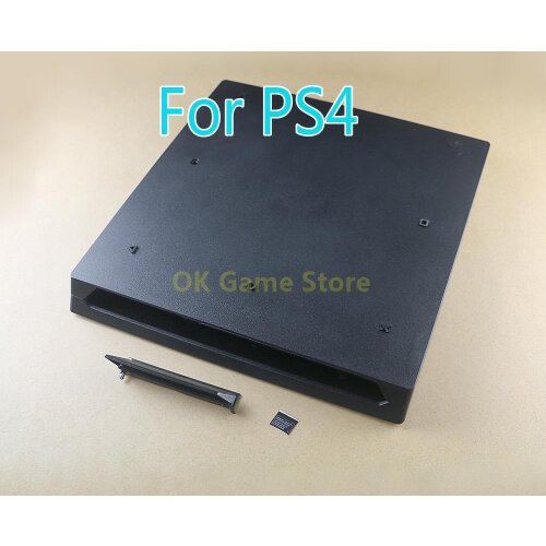 1set Full Housing Shell Case with labels For PS4 pro Console Black Color Housing Case House Shell Have Logo