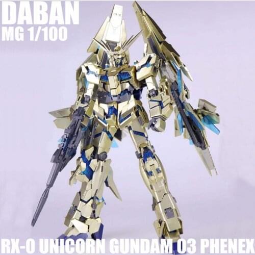 DABAN 6642 MG 1/100 RX-0 UNICORN 03 PHENEX Action Figures Toys Assemble Model Kits