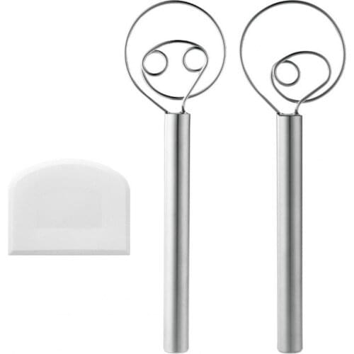 Creative New Stainless Steel Blender For DIY Bread Dough Bakeware Dough Whisk Eggs Beater Mixer Tool