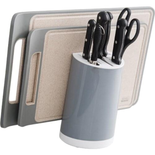 Kitchen Utensil Multifunctional kitchen knife storage rack Cutting Board Holder Draining Rack Storage Shelf Organizer