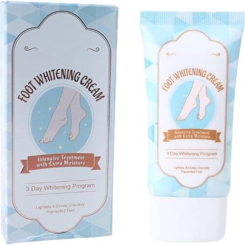 New 50ml Whitening Foot Cream Moisturizing Treatment Hydrating Nourishing Lightens Unevenly Pigmented Feet Care Lotion