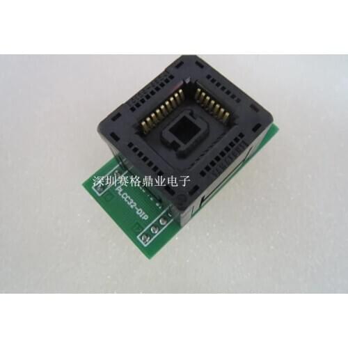 Original Key IC Test Seat PLCC32/DIP32 Burning Programm PLCC32-DIP32 Socket Adapte