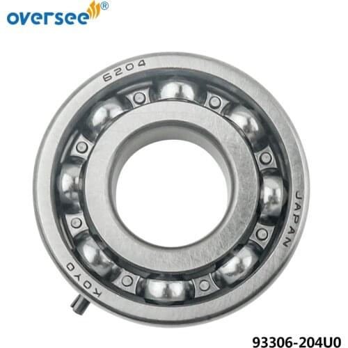 93306-204U0 Ball Bearing With Pin For Yamaha Outboard Motor 2T 4HP 5HP 6HP 8HP 20x47x14mm