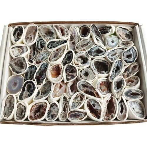 Natural Wonderful agate Geode mineral specimens Healing Chakra Gemstones And Minerals For Gifts Or Jewelry Box