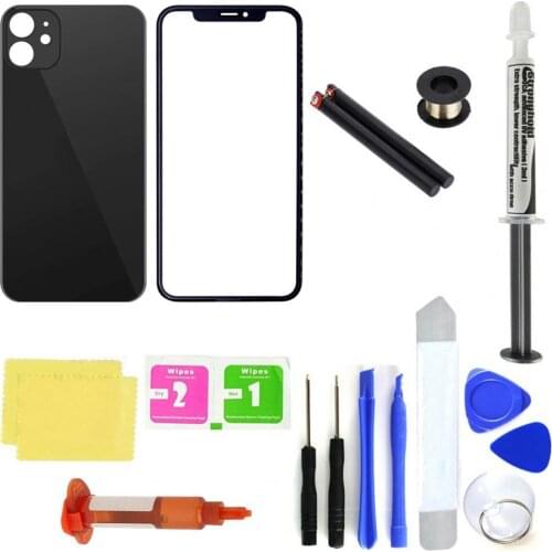 Professional Front Glass Screen Phone Back Cover Replacement Repair Tools Kit for iPhone 11