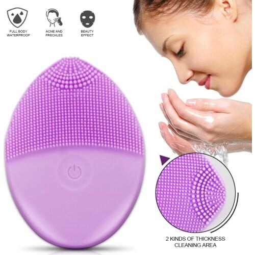 Facial Cleansing Brush Beauty Electric Face Brush Deep Cleaning Skin Care Tools Remove Blackheads Clean Pores Waterproof