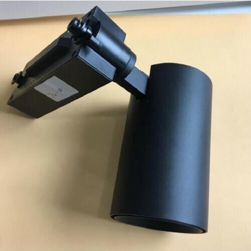 10PCS 2 Wire 1Phase LED Track Light 40W AC85-265V Rail Spotlights Modern Track Lights Shoes Store Lamp Exhibition Shop Lighting