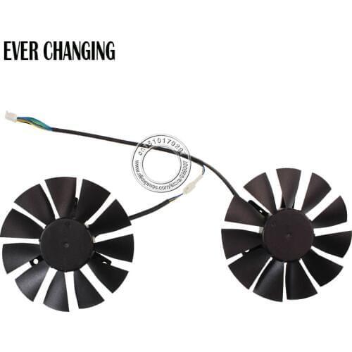 Free Shipping T128010SH 12V 0.25A 75mm 39*39*39mm VGA Fan For ASUS STRIX GTX960 GTX750TI Graphics Card Cooling Fan