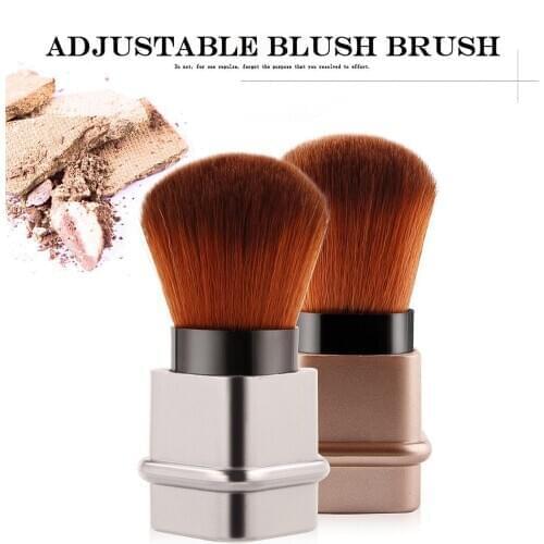 Retractable Makeup Brush, Travel Face Blush Brush,Portable Powder Brush with Cover for Blush,Buffing,foundation Powder Cosmetics