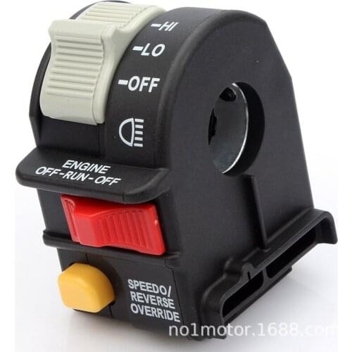 1Pc Motorcycle ATV Universally handle combination switch For Polaris Sportsman ATV Go kart high and low light off switch 01-05