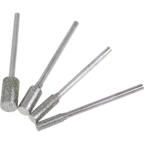 1Pcs High Quality 4/5/6mm 2.3 Diamond Chainsaw Grinding Burr Metal Polishing Electric Grinding Drill