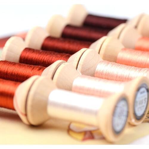 20m Maple orange Red Suzhou DIY Common Color Silk Line Branch Manual Spiraea Embroidery Line