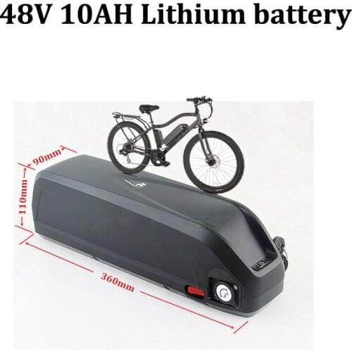 48v 10ah lithium 48V 10AH li ion bateria 18650 BMS for 48V 650W motor electirc Mountain bike bicycle USB charging +2A charger