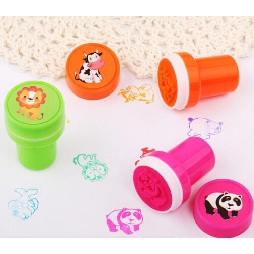 60PCS Self-ink Stamps Kids toy Party Favors Event Supplies for Birthday Gift Boy Girl Goody Bag Pinata Fillers Fun Stationery