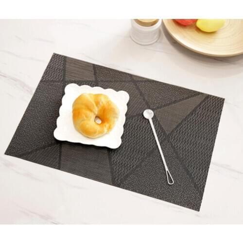 Anti-slip Heat-resistant Placemat Dishes Coaster Tableware Mat Table Decoration