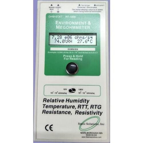 Free shipping Genuine Original OHM-STAT RT-1000 Surface Impedance Tester Hammer Tester