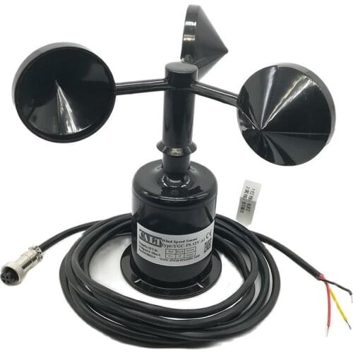 CALT 3 cup wind speed meter pulse signal / 0-5v / rs485 digital output wind speed sensor