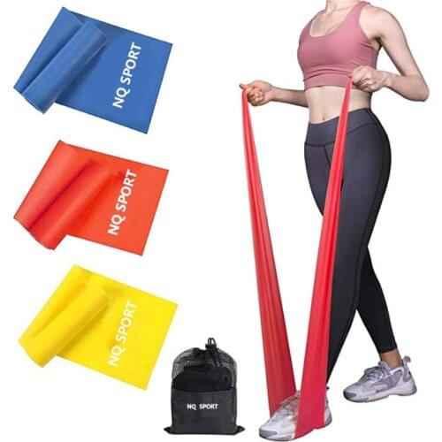 Colorful Pilates Resistance Bands Wholesale Elastic Latex Yoga Theraband